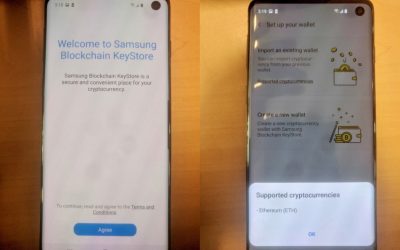 El nuevo Samsung Galaxy S10 incorpora billetera criptográfica