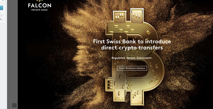El Banco Suizo Falcon introduce transferencias de criptomoneda